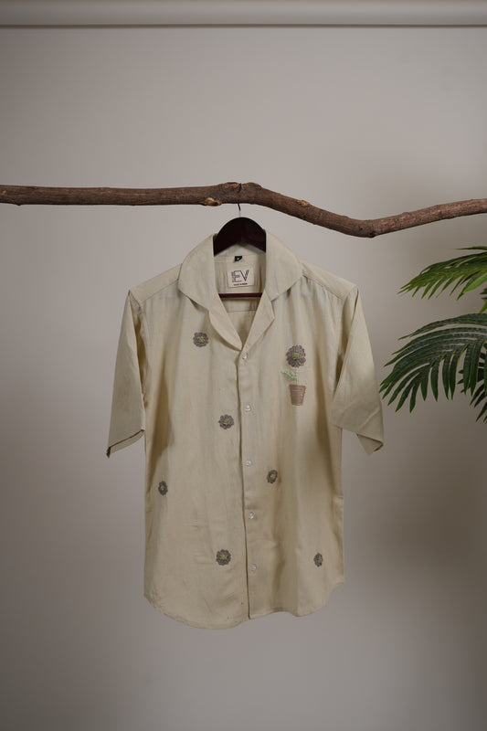 Sunflower Handcrafted Linen Shirt